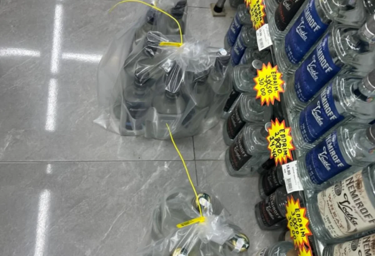 Marketdə saxta araqlar aşkarlandı - ARAŞDIRMA APARILIR