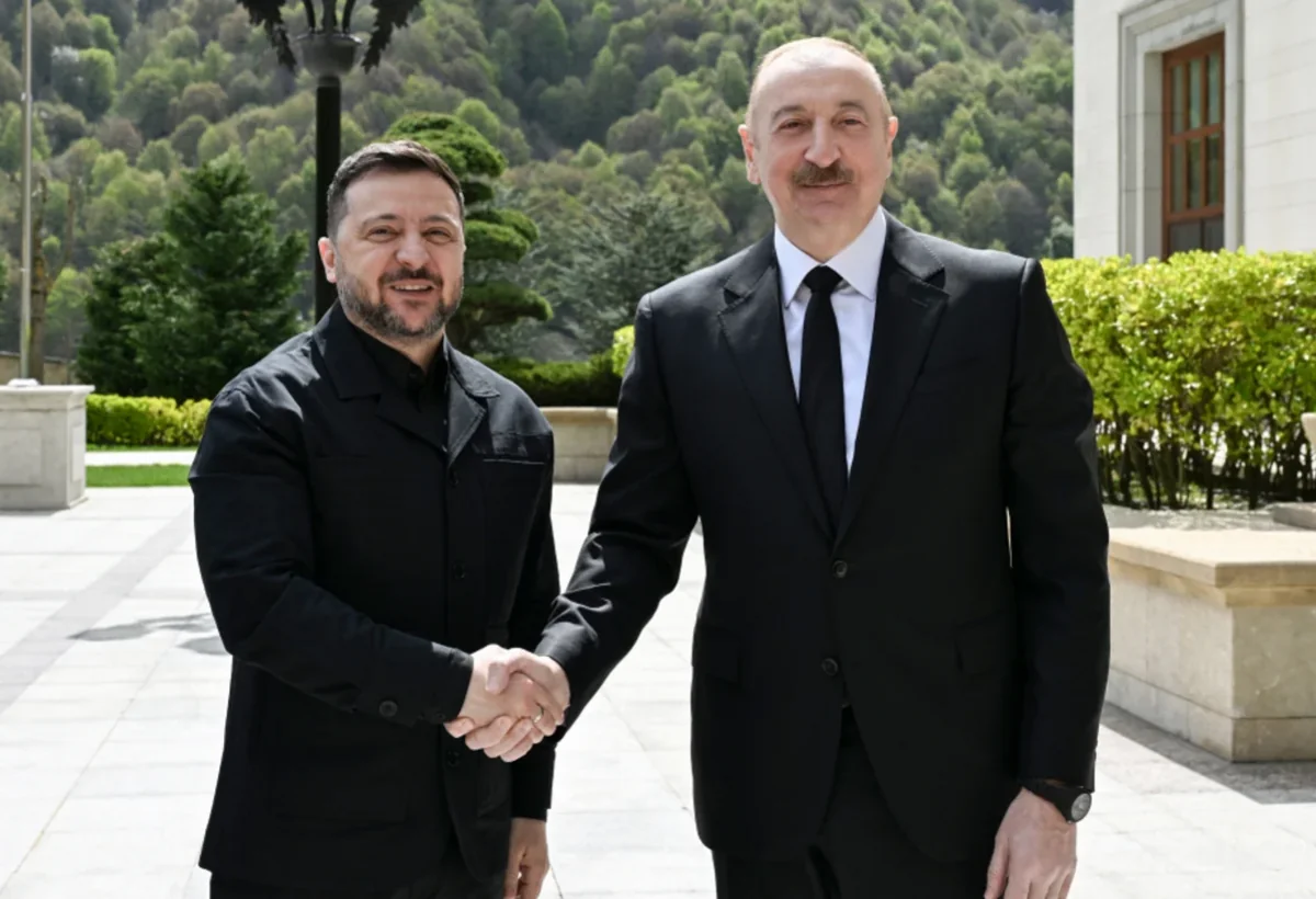 Volodimir Zelenski Qəbələdə - İŞGÜZAR SƏFƏR