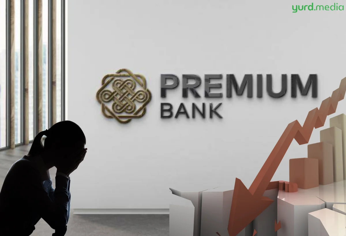 Premium Banka depozit qoyanlar azalır, kreditini ödəməyənlər artır