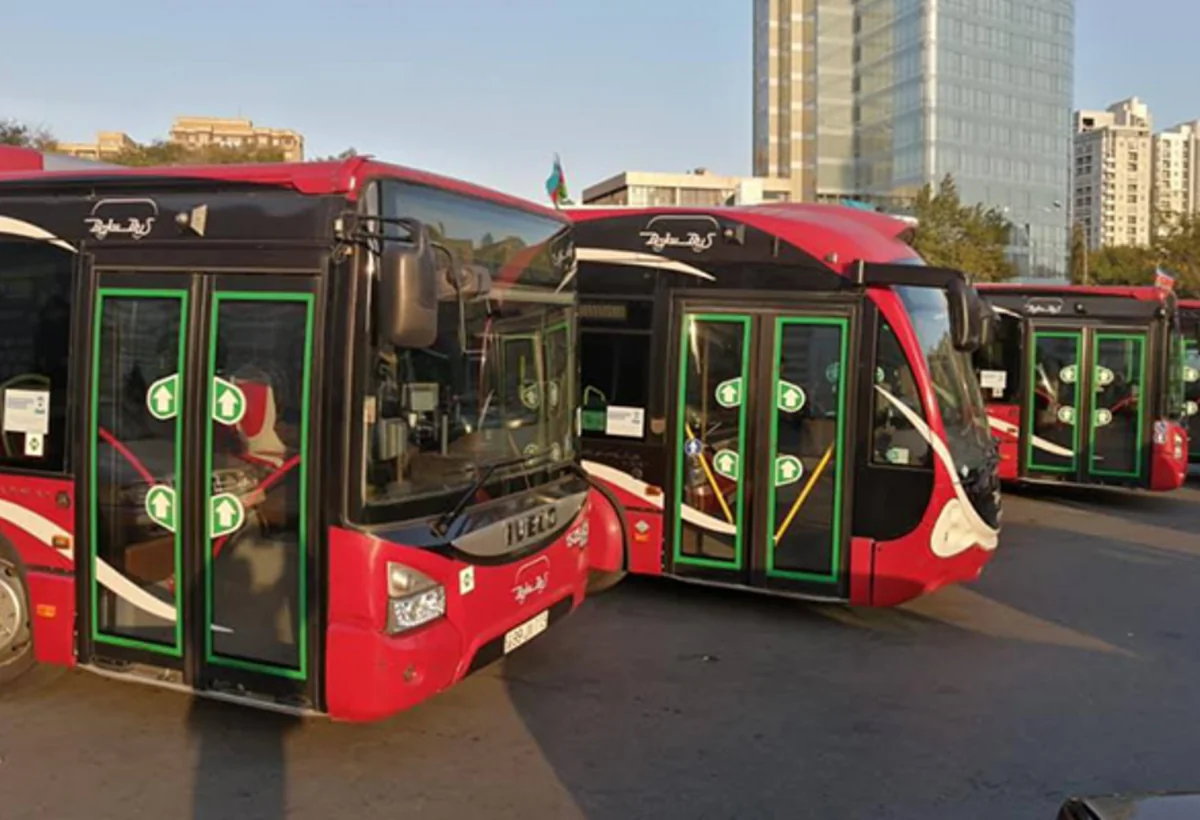 Bakıda bu avtobusların marşrutu dəyişdi - SİYAHI