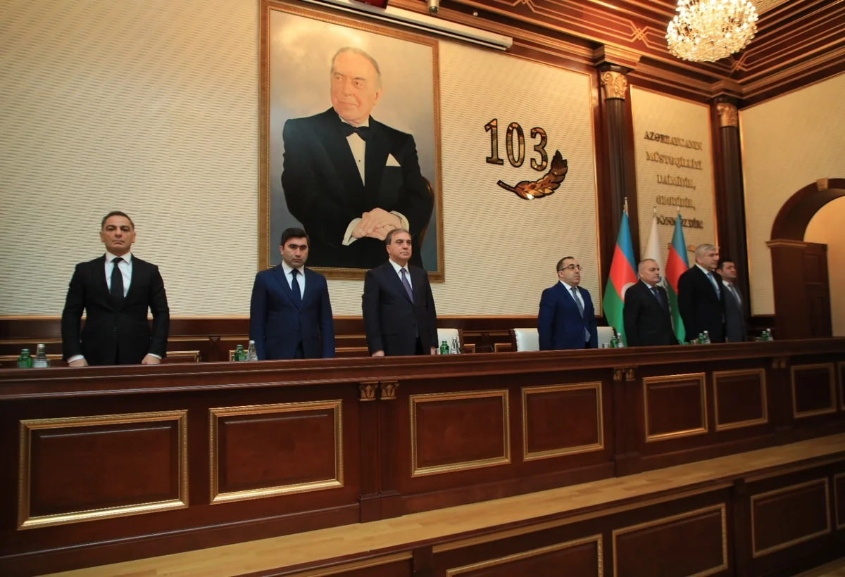 Gəncədə Ümummilli Lider Heydər Əliyevin anadan olmasının 103-cü ildönümü ilə bağlı tədbir - FOTO