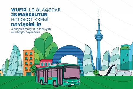 Bu həftədən Bakıda hərəkət istiqaməti dəyişən avtobuslar - SİYAHI