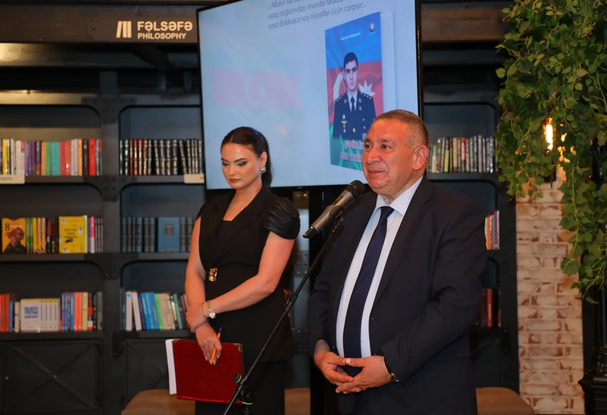 Vətən müharibəsi şəhidinə həsr olunmuş “Şəhidlik and yeridir…” kitabının təqdimatı keçirilib - FOTO