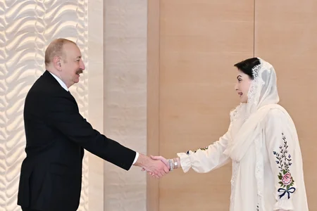 İlham Əliyev WUF13 üçün Azərbaycana gələn ali qonaqları qəbul edib - FOTO