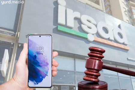 İrşad-Electronics”dən “Samsung” telefonu alan qadın MƏHKƏMƏDƏ