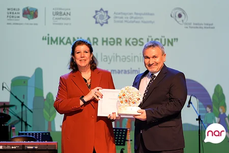 “Nar” “İmkanlar hər kəs üçün” layihəsinin bağlanış mərasimində iştirak edib