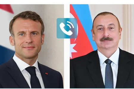 Prezidentlər Azərbaycan-Fransa münasibətlərini müzakirə ediblər