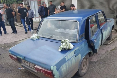 Lənkəranda sürücü sükan arxasında ölüb