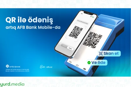 AFB Bank-da QR kod ilə ödəniş imkanı istifadəyə verildi