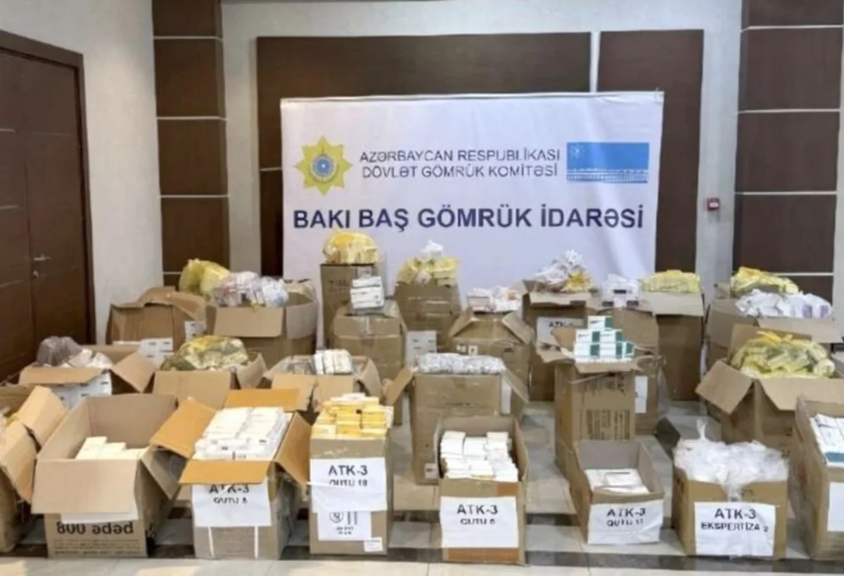 Sumqayıtda aptekin anbarından 40 mindən çox qeydiyyatsız dərman çıxdı