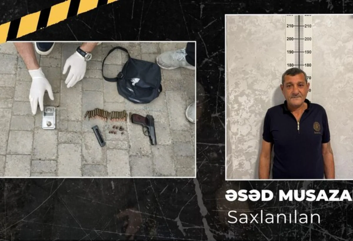 Əvvəllər məhkum olunmuş şəxsdən heroin və tapança aşkarlandı