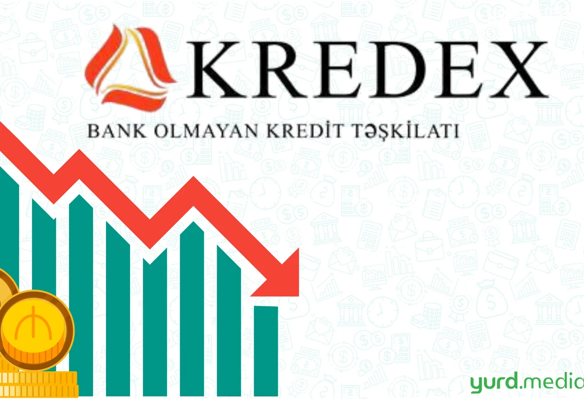 Kredexin xalis mənfəətində 15%-dən çox AZALMA