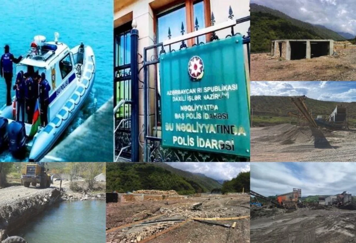 İki rayonda çaylarda icazəsiz qurğular inşa olunub