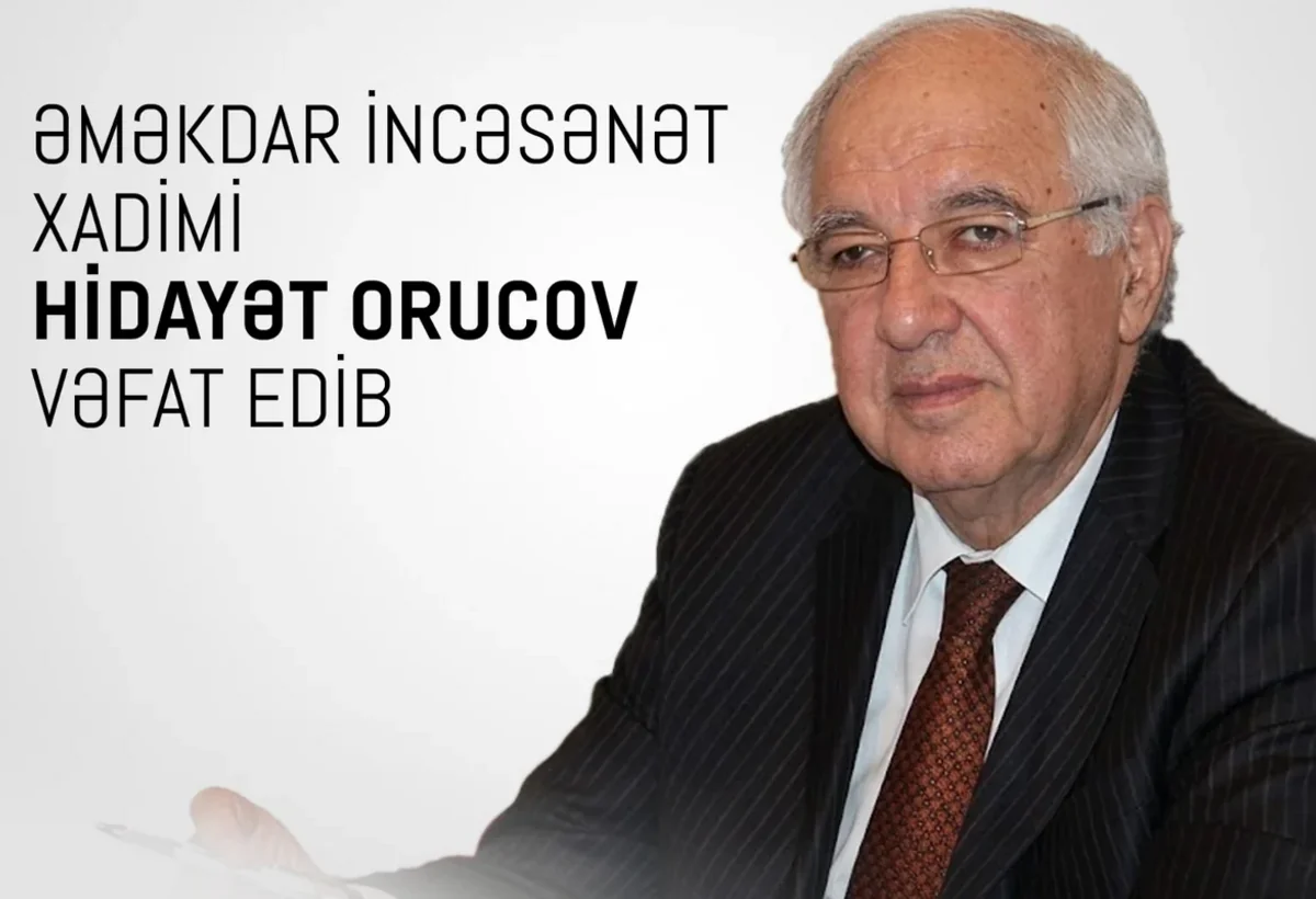 Mədəniyyət nazirliyi Hidayət Orucovun vəfatı ilə bağlı məlumat yaydı