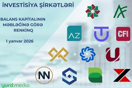 Balans kapitalı artan və azalan investisiya şirkətləri - CƏDVƏL
