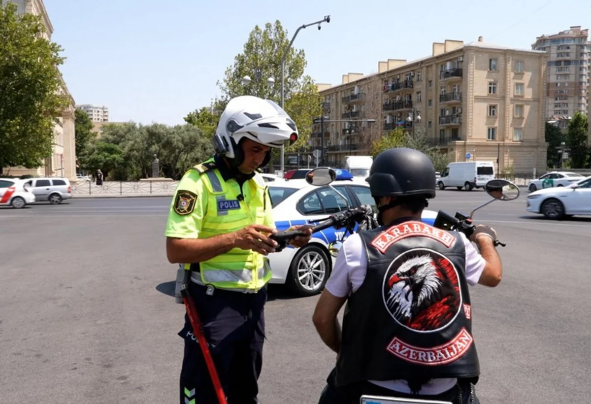 Masazırda reyd: 45 motosikletçi saxlanıldı