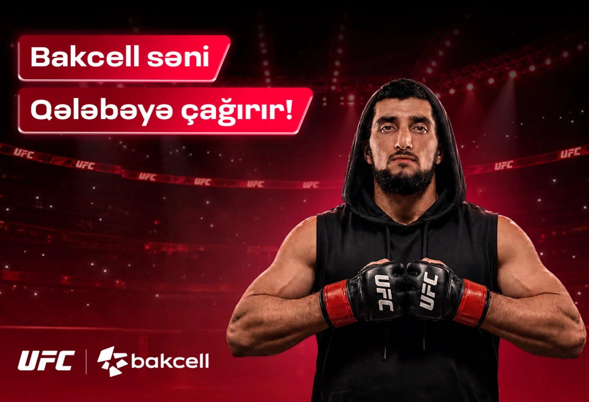 Bakcell UFC Baku tədbirinin əsas tərəfdaşıdır