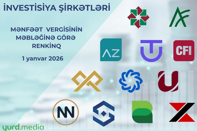 Ən çox mənfəət vergisi ödəyən investisiya şirkətləri - CƏDVƏL