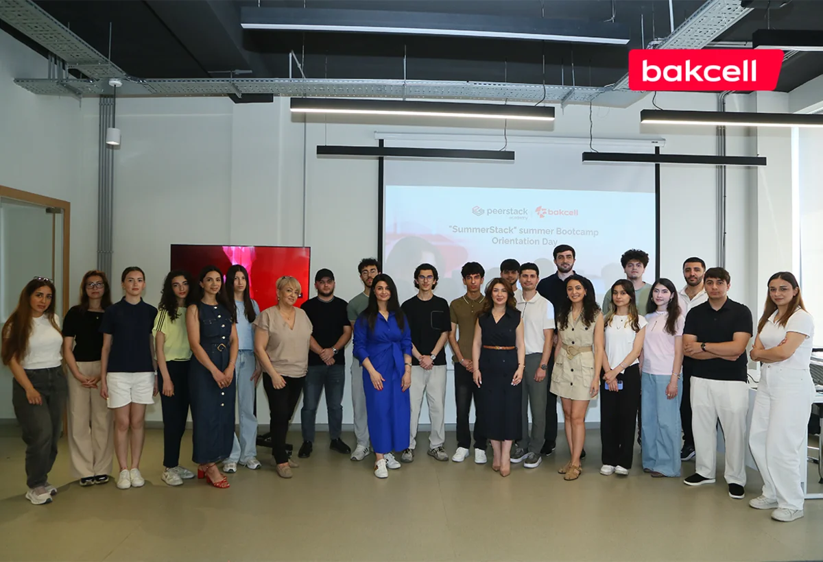 Bakcell-in dəstəyi ilə keçirilən “SummerStack Bootcamp” başladı