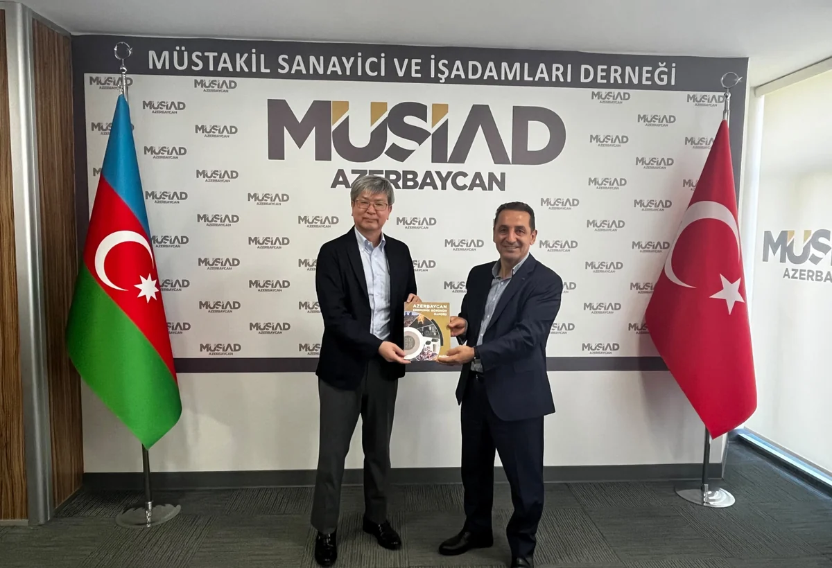 Takafumi Nakai MÜSİAD Azərbaycan dərnək mərkəzində - FOTO