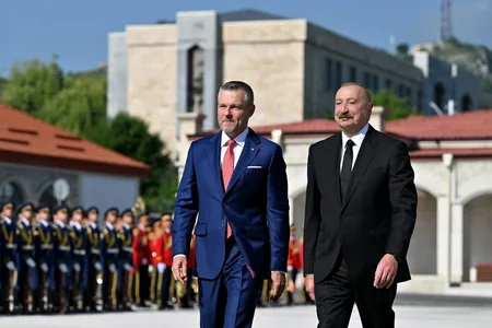 Slovakiya Prezidenti Şuşada