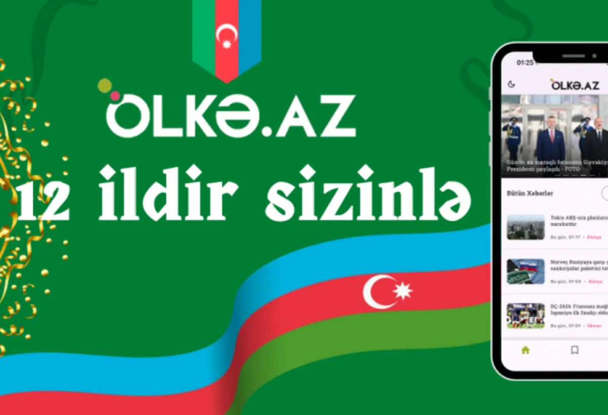 Ölkə.Az 12 yaşında