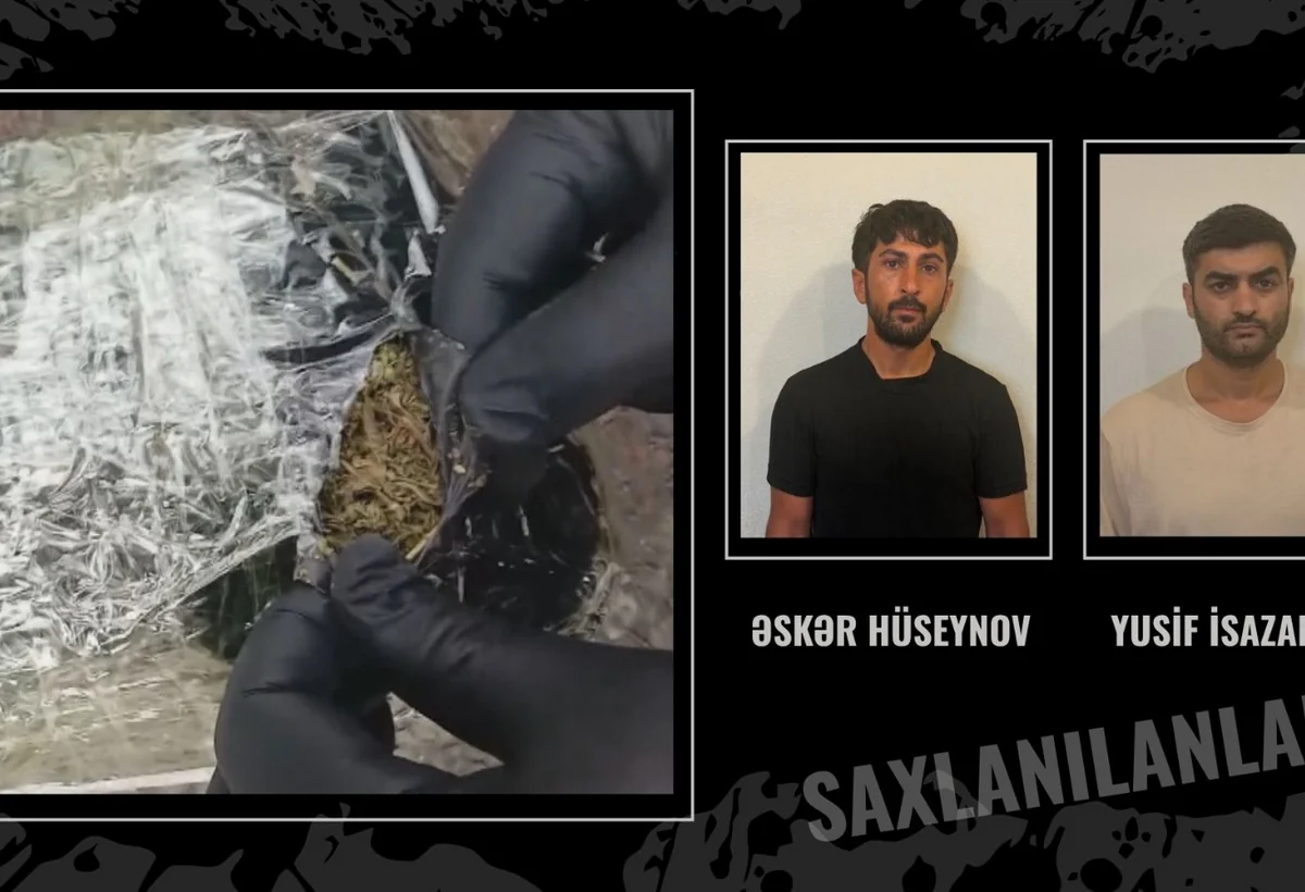Çantasından 2 kiloqram marixuana, heroin və metamfetamin çıxdı - VİDEO