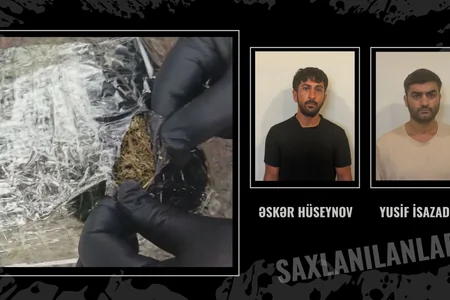 Çantasından 2 kiloqram marixuana, heroin və metamfetamin çıxdı - VİDEO