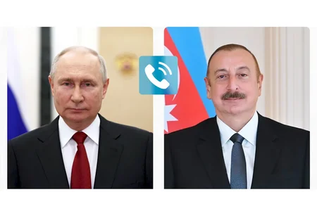 Azərbaycan və Rusiya prezidentləri aktual məsələləri müzakirə ediblər