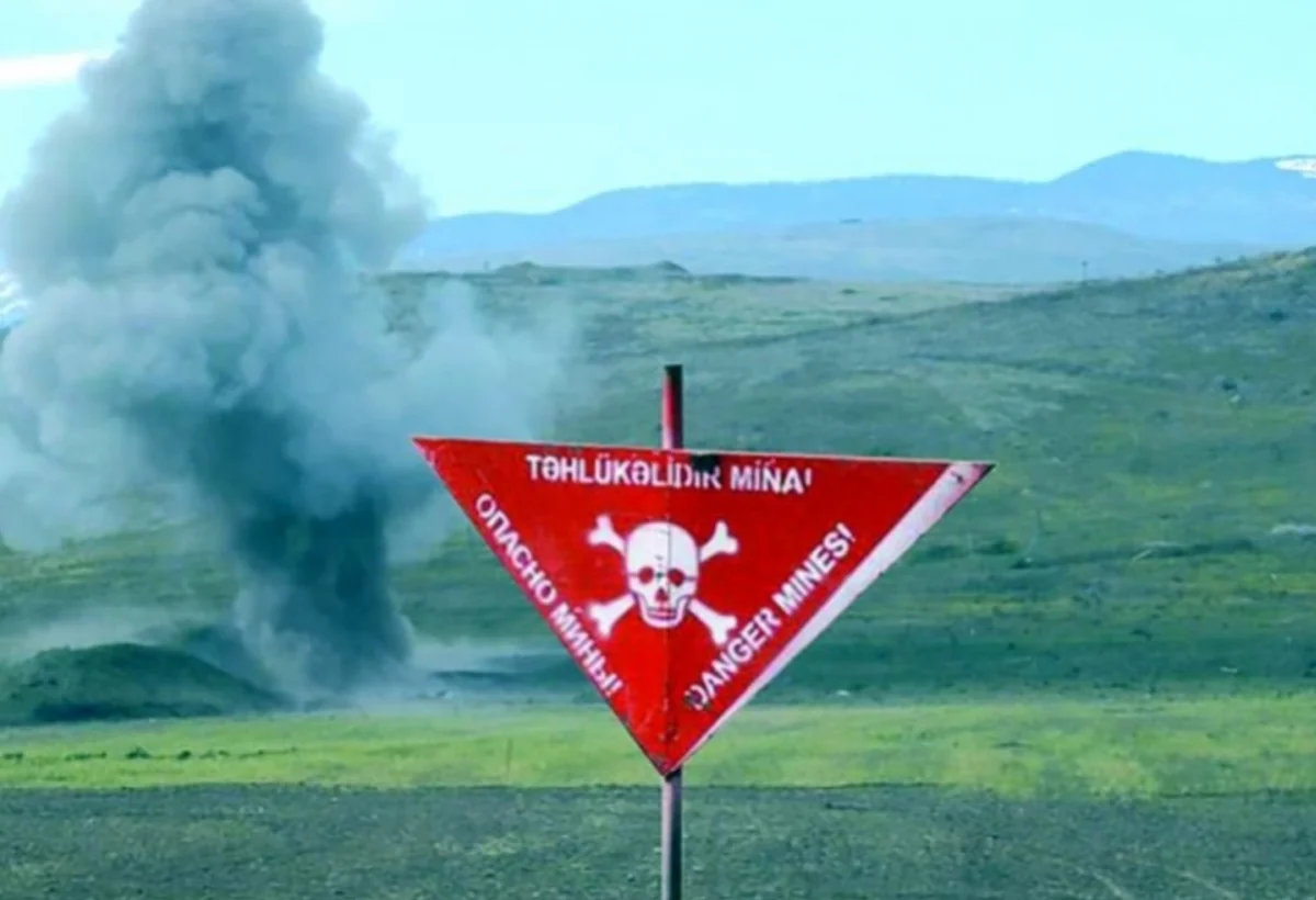 Xocavənddə mina təmizləyən şəxs minaya düşərək xəsarət alıb