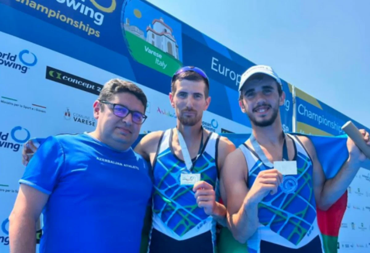 Azərbaycan avarçəkənləri Avropa çempionatında gümüş medal qazandılar