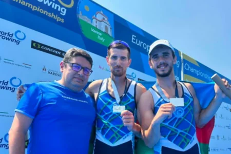 Azərbaycan avarçəkənləri Avropa çempionatında gümüş medal qazandılar