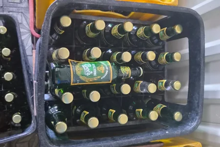 Yevlaxda Jiquli pivəsini belə saxtalaşdırırlar - FOTO