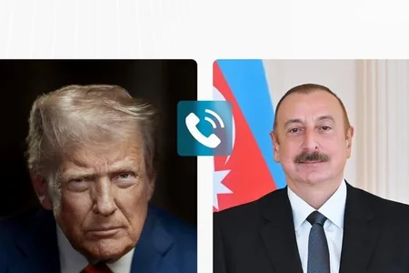 İlham Əliyevlə Donald Tramp arasında telefon danışığı olub