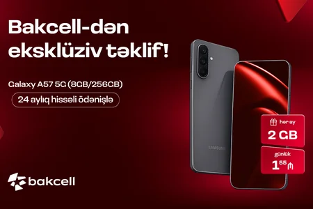 Bakcell Samsung Galaxy A57 5G üçün xüsusi kampaniyaya start verib