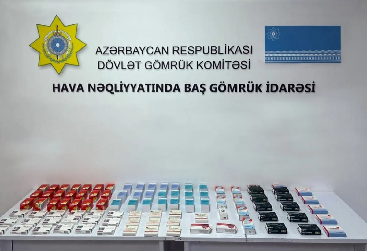 Sərnişinlərlə Azərbaycana göndərilən dərmanlar ələ keçirildi
