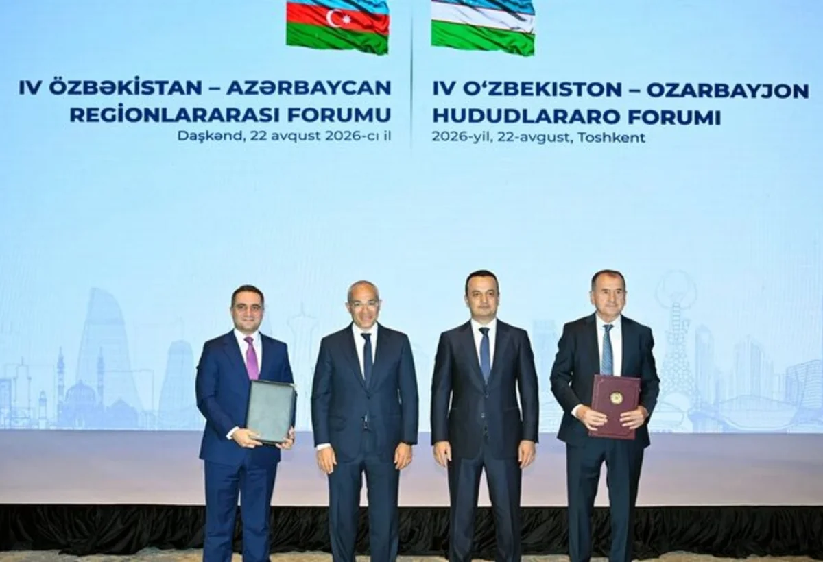Özbəkistanla Azərbaycan arasında 5 sahədə əməkdaşlığı əhatə edən sənədlər imzalanıb