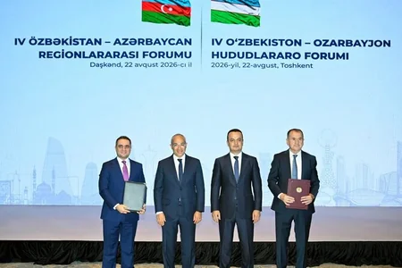 Özbəkistanla Azərbaycan arasında 5 sahədə əməkdaşlığı əhatə edən sənədlər imzalanıb