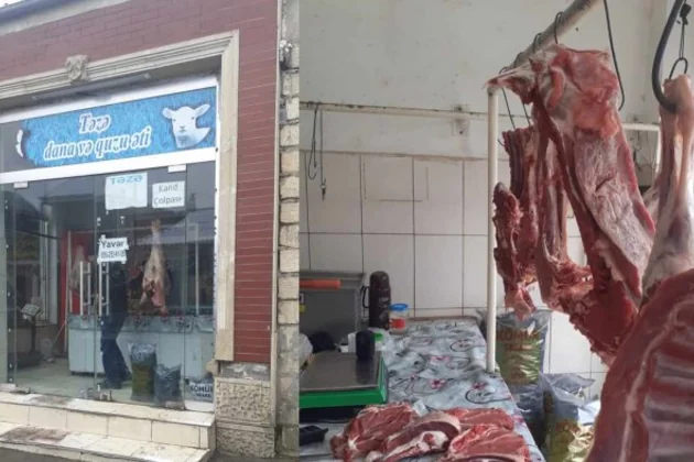 Gəncədə ət kəsim sexinin su şəbəkəsinə qanunsuz qoşulması aşkarlandı