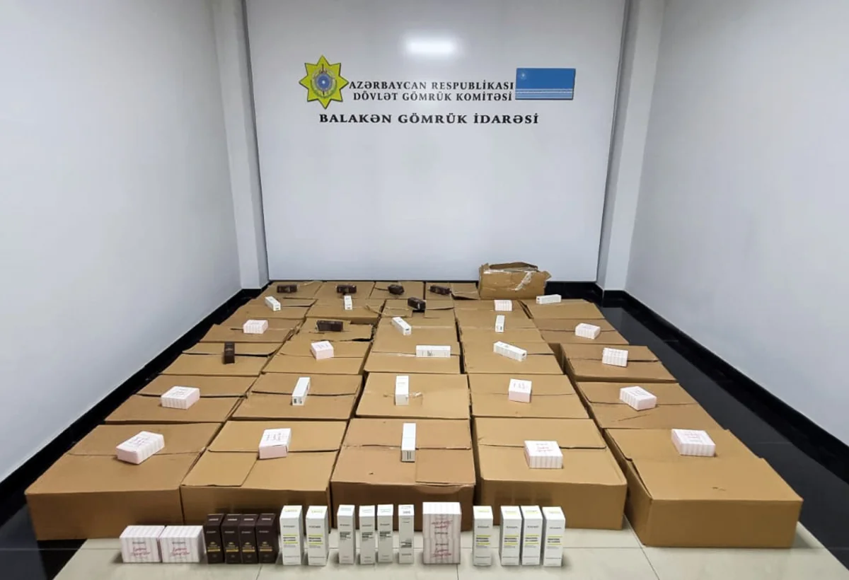 Gürcüstandan qeyri-qanuni keçirilən kosmetik vasitələr ələ keçirildi