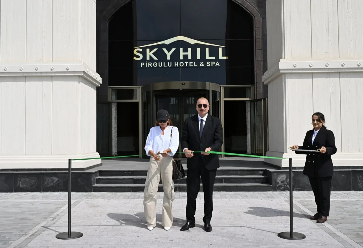 Şamaxıda 600 nəfərlik konqres binası olan hotel kompleksi açıldı - FOTO