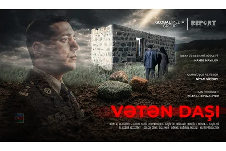 Şəhid Əkrəm Şadmanovdan bəhs edən Vətən daşı filmi təqdim olunub