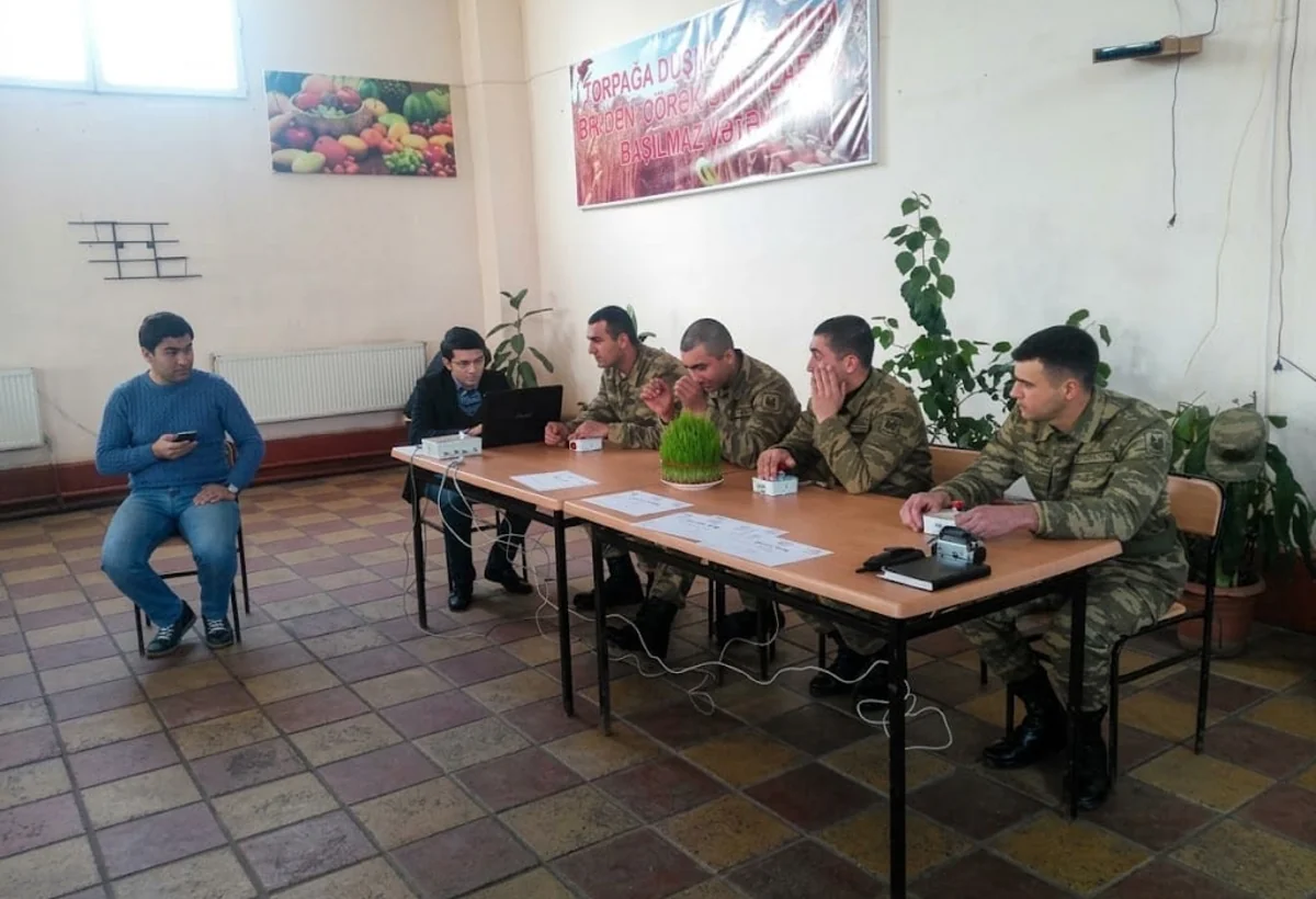 Əsgərlər arasında Novruz intellektual turniri keçirilib
