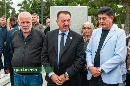 Şəhid kapitan Vüqar Nəcəfovun xatirəsi anılıb - FOTO