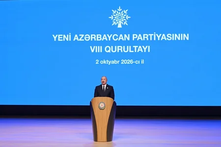 YAP-ın Qurultayı keçirilir, İlham Əliyev çıxış edir