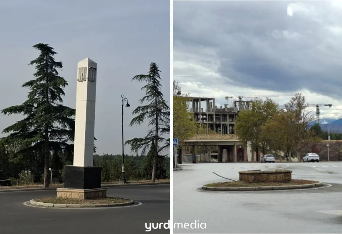 Yurd.Media yazdı, təhlükə saçan abidə söküldü - FOTO