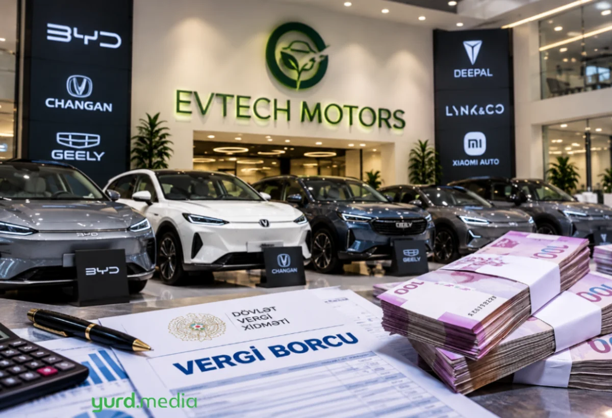 Çin avtomobillərinin rəsmi satıcısı Evtech Motorsun yüzminlərlə manat borcu yığılıb
