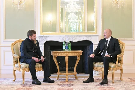 İlham Əliyev Ramzan Kadırovu qəbul edib