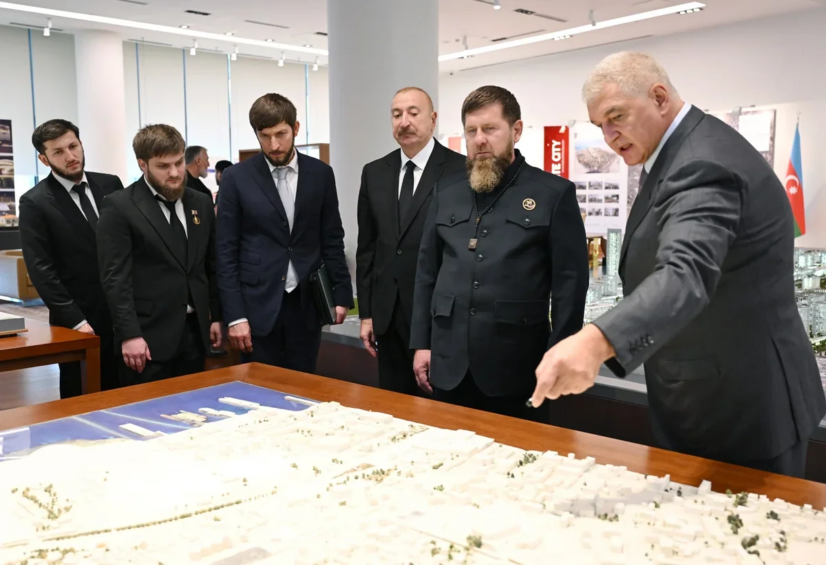 İlham Əliyev və Ramzan Kadırov Bakı Ağ Şəhərdə olublar