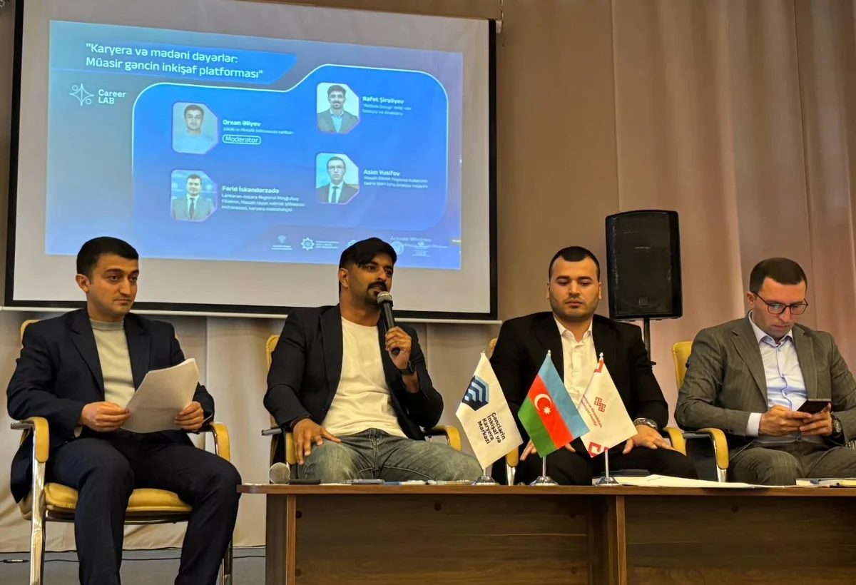 “Karyera və mədəni dəyərlər: Müasir gəncin inkişaf platforması” mövzusunda panel müzakirəsi təşkil olunub